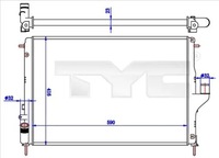 фото thumb №2, Радіатор wody 728-0056-r tyc dacia duster logan i