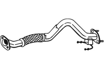 фото thumb №2, Труба выпускная перед гибкий vw beetle eos golf plus v golf v golf