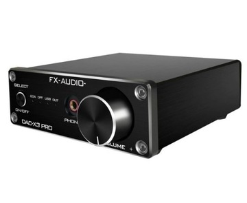 АУДИО КОНВЕРТЕР ЦАП FX-AUDIO DAC-X3PRO УСИЛИТЕЛЬ ЗВУКОВАЯ КАРТА
