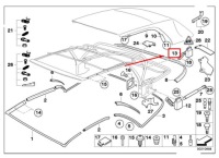 Датчик положення дах кабріолет bmw 3 e46 54348268997 8268997 Доставка, фото thumb