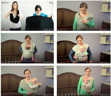 Детский слинг ACTIVE Baby Ktan S