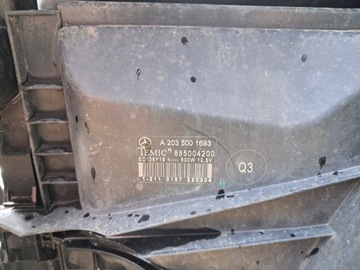 фото thumb №8, Mercedes clk w209 1.8 pas переднє радіатор вентилятор окуляри комплект