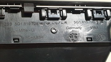 фото thumb №10, Рамка навігації решітка повітропровід golf vii 5g1819728 5g1819743f оригінал new