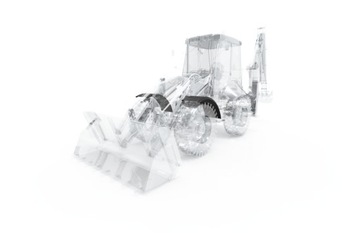 Błotnik do ciągnika koparki traktor przód 520x1330