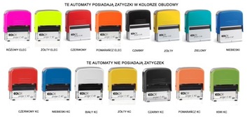 Pieczątka COLOP 40 z logo 58x22 mm + GUMKA GRATIS