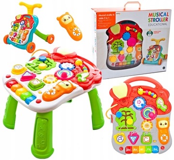 УЧЕБНЫЙ СТОЛ PUSH WALKER 5 В 1 ИНТЕРАКТИВНЫЙ + ТЕЛЕФОН-ПИАНО