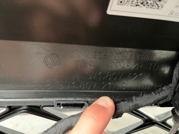 фото thumb №15, Vw tiguan iii 571 бампер переднє перед решітка радіатора 6xpdc r-line 571807421a