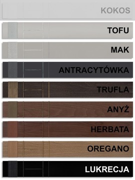 Żaluzje Drewniane na wymiar CLICKY Flip 50mm 130x80cm