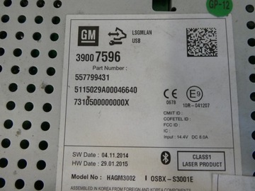 фото thumb №4, Радіо дисплей cd 400 plus блютуз opel zafira c