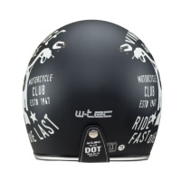 Мотоциклетный шлем W-TEC Café Racer с открытым лицом M