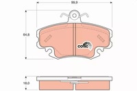 фото thumb №12, Trw тормозные диски+ тормозные колодки перед renault megane i symbol i