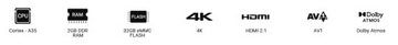 Homatics Box R Lite 4K 32 ГБ Android SMART TV медиаплеер
