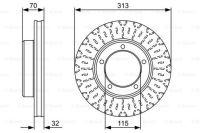 фото thumb №2, Диск bosch перед lexus lx ii