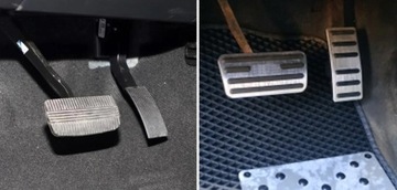 Хромированные накладки на педали Nissan Xterra 2002 - 2009 гг.