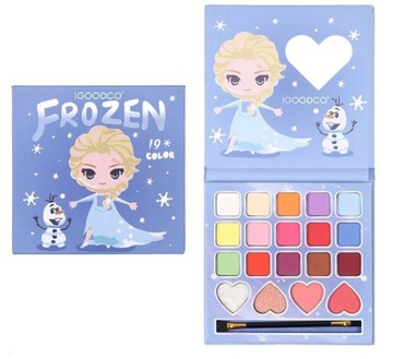 Тени для век Картины FROZEN 19 цветов Макияж косметика для детей