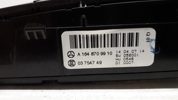 фото thumb №10, Mercedes ml w164 панель управление a1648709910