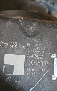 фото thumb №9, Suzuki vitara ii 15-18 лампа фара правый обычный 100-18097