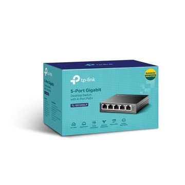 SWITCH POE TL-SG1005LP 5-PORTOWY TP-LINK