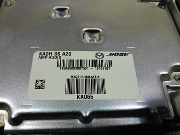 фото thumb №16, Mazda cx-5 i рестайлинг комплект nagłośnienia аудио bose усилитель ka0h66a20