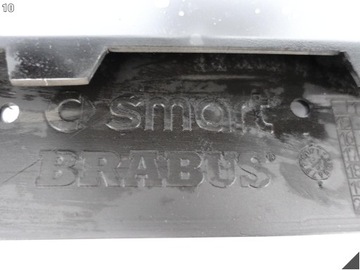 фото thumb №11, Smart fortwo iii 3 brabus w453 16-19 спойлер накладка w бампер перед