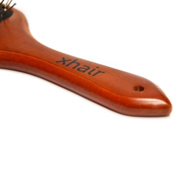 ПЛОСКАЯ деревянная щетка для распутывания волос с шариками Paddle Brush.