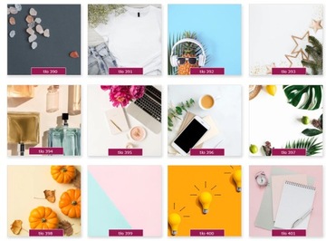 TŁA FOTOGRAFICZNE FLAT LAY 50x50 Blog Instagram