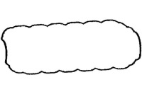 Прокладка картера масляний honda 14070800 Зі Шроту, фото thumb