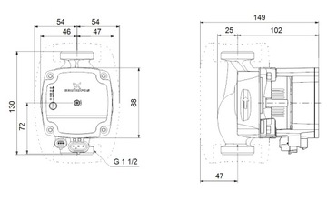 ЦИРКУЛЯЦИОННЫЙ НАСОС GRUNDFOS ALPHA1 L 25-40 130 1x230В