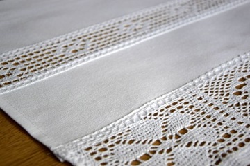 Biała Firana Zazdrostka 50/70 Białe Firanki Szydeł