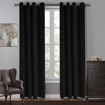 Штора VELVET VELUR SUEDE145x250 бутылочно-зелёный