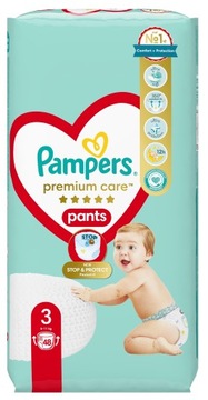 PAMPERS Premium Care Трусики 3 подгузника 48 шт.