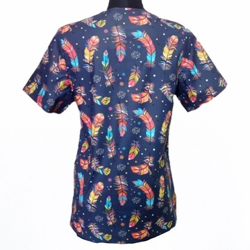 Bluza Medyczna WZORKI Fartuch MBS XXXL