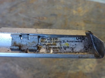 фото thumb №8, Audi a3 8p 8p7 cabrio планки крышные декоративный хром комплект 8p7853145