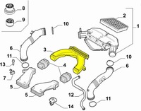 фото thumb №1, Шланг chwytów повітря alfa romeo stelvio 2.9