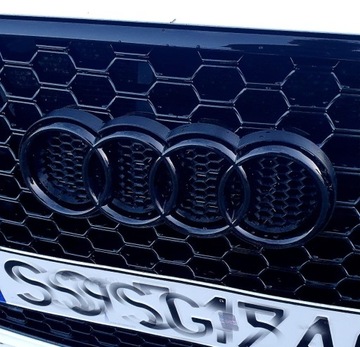 Накладка на эмблему AUDI Решетка для значка в виде сотовой эмблемы 274 мм