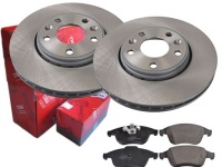 Купити Гальмівні диски + гальмівні колодки trw перед renault latitude, фото thumb