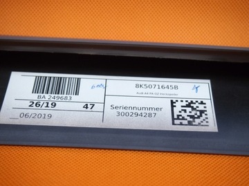 фото thumb №16, Audi a4 b8 sedan спойлер крышки зад новый оригинал 8k5071645b