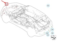 фото thumb №9, Bmw x5 f15 передній трубка  pdc 61129355472 9355472 оригінальна запчастина