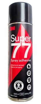 Универсальный клей 3M Super 77 ОРИГИНАЛ в аэрозоле 500 мл СИЛЬНЫЙ