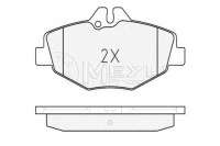 Купить Meyle тормозные колодки тормозные mercedes перед w211 02- mey, фото thumb