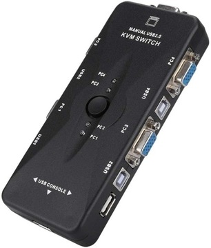 ПЕРЕКЛЮЧАТЕЛЬ УСИЛИТЕЛЯ VGA + USB VGA + USB-SW-4/1