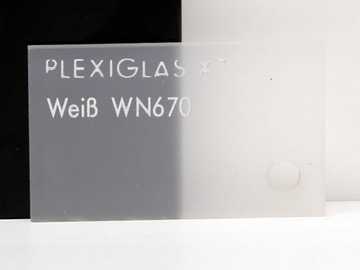 Plexa Plexi Pleksa szroniona 2mm 24X50 cm 01670