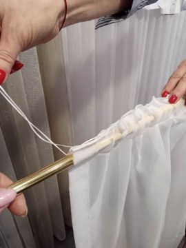 Firany Do Salonu Modne Firana Żakardowa Szara Zdobiona Z Taśmą sz.350x160