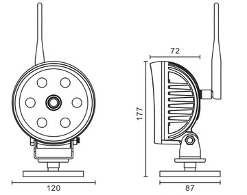 Рабочий фонарь с камерой Wireless 162182