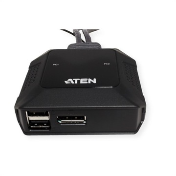 KVM-переключатель ATEN, 2 порта USB-C 4K DP US3312