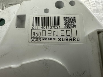фото thumb №5, Subaru xv 1.6 b спидометр приборы европа 74tyś km!! 85002fj26