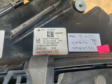 фото thumb №8, Mercedes-benz s c217 2018 лампи передні