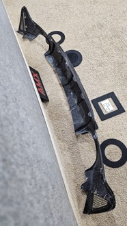 фото thumb №16, Накладка спойлер spliter диффузор бампера зад bmw f30 f32 f80 f82 карбон