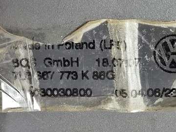 фото thumb №10, Vw touareg i 7l 2002-2010 7l6867773k ролета багажника