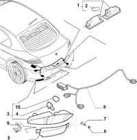 фото thumb №8, Защита лампочка лампы задняя alfa romeo gt 03-10 оригинальный номер 50500947